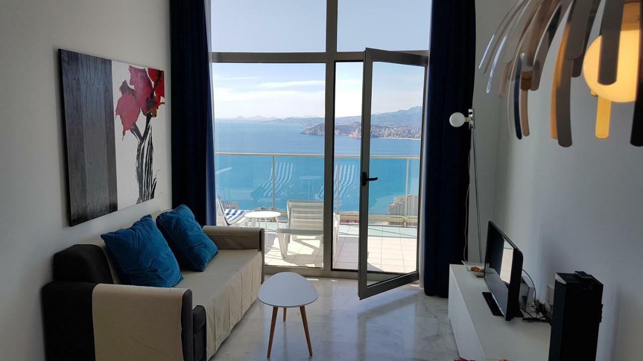 Luxury Apartment On The 40Th Floor With Amazing Views Benidorm Dış mekan fotoğraf