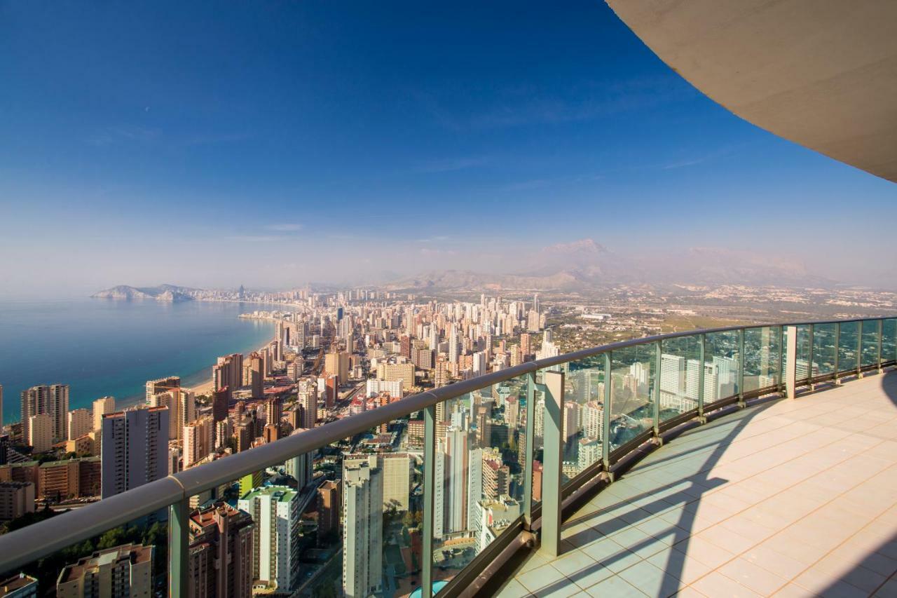 Luxury Apartment On The 40Th Floor With Amazing Views Benidorm Dış mekan fotoğraf